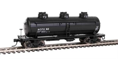 Walthers Mainline 1127 - HO 36Ft RTR 3-Dome Tank Car - ACFX #62