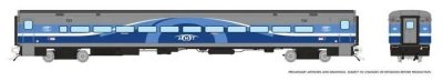 Rapido 128526 - HO Single Comet Commuter Coach - Montreal AMT (Late Lake Scheme) #731