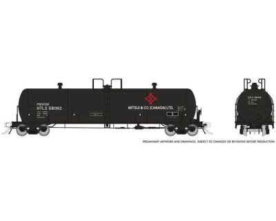 Rapido 135016 - HO Procor 20,000 Gallon General Purpose Tank Car - Mitsui & Co Canada - UTLX / Er...