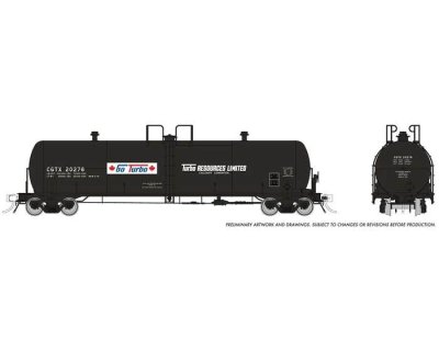 Rapido 135021 - HO Procor 20,000 Gallon General Purpose Tank Car - Turbo Resources - CGTX / Era: ...