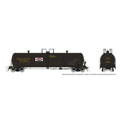 Rapido 135024 - HO Procor 20,000 Gallon General Purpose Tank Car  - PROX - Patched Split P Logo -...