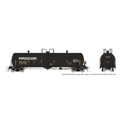 Rapido 135026-4 - HO Procor 20,000 Gallon General Purpose Tank Car  - PROX - Late Repaint - #4613...