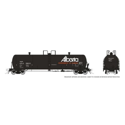 Rapido 135027-2 - HO Procor 20,000 Gallon General Purpose Tank Car  - UTLX - Gov. of Alberta - #5...