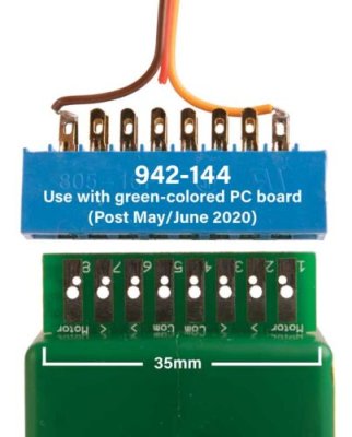 Walthers Layout Control System 144 - Edge Connector for Tortoise(TM) Switch Machine w/Green PC Bo...