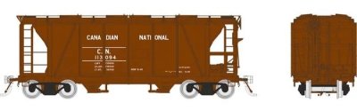 Rapido 149008-5 - HO Enterprise 2-Bay Covered Hopper - Canadian National (CNR Delivery) #113155