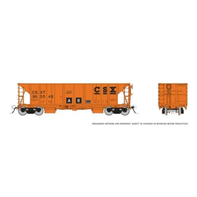 Rapido 158019-3 - HO NSC Ballast Car: CSX: Single Car #965588