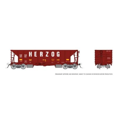 Rapido 158020-4 - HO NSC Ballast Car: Herzog - Late: Single Car #6337