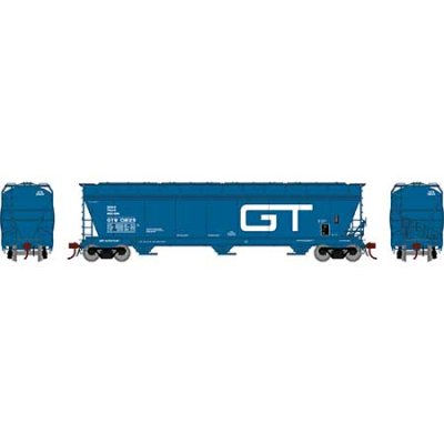 Athearn Genesis G15845 - HO ACF 4600 3-Bay Centerflow Hopper - Grand Trunk #138129