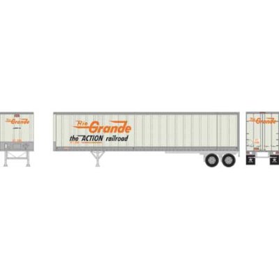 Athearn 16097 - HO RTR 45Ft Fruehauf Z-Van Trailer - Denver & Rio Grande #230081