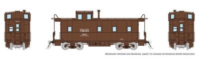 Rapido 162005 - HO SP C-40-3 Steel Cupola Caboose - Texas and New Orleans (T&NO Delivery Scheme) ...