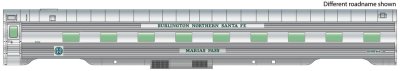 Walthers Proto 15254 - HO 85ft Pullman-Standard Regal Series 4-4-2 Sleeper  - BNSF #64 -Marias Pa...