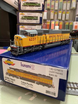 Athearn Genesis G75514 HO - SD60M Diesel Tri-Clops - DCC Ready - UP #6218