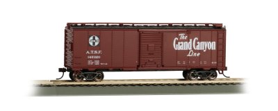 Bachmann 16503 - HO 40ft Boxcar - Santa Fe (Map Scheme) #145320