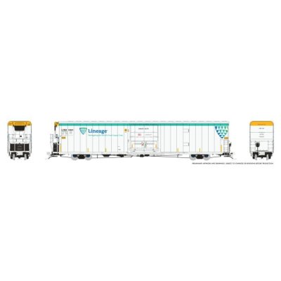 Rapido 167503-4 - HO Greenbrier 72ft IL 7780 Reefer - Sound - Lineage (Shield Scheme) - #7239 Pet...