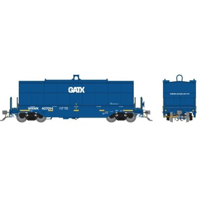 Rapido 168008-1 - HO Greenbrier Coil Car - Warick Railway (WRWK/Blue/GATX Logo) #407010