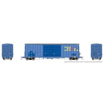 Rapido 170028 - HO Scale PC&F B-70-75 Boxcar - Southern Pacific (SP / Golden West Patch-Out) #245...