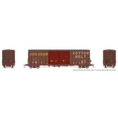 Rapido 170030 - HO Scale PC&F B-70-69 Boxcar - Cotton Belt (SSW / Patch-Out) #67177