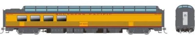 Rapido 175005 - HO SP 3/4 Dome-Lounge w/Fluted Sides - Southern Pacific (Overland) #3603