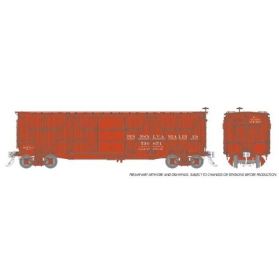 Rapido 177003-2 - HO PRR X23 Boxcar: Pennsylvania Lines Scheme: Single Car #510896