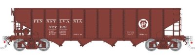 Rapido 178005-6 - HO H21E 4-Bay Hopper - Pennsylvania (PRR Red, Circle Keystone) #727438