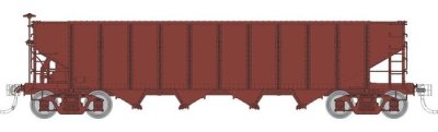 Rapido 178098 - HO H21A 4-Bay Hopper - Painted, Unlettered Car