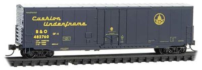 Micro Trains 18100220 - N Scale 50Ft Boxcar w/ 8Ft Plug Door, No Roofwalk, Short Ladders - Baltim...