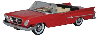 Oxford Diecast 87CC61001 - HO 1961 Chrysler 300 Convertible - Top Down