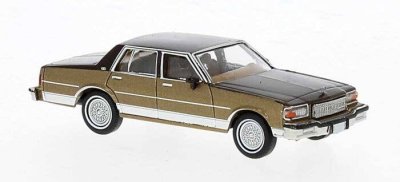 Brekina 19706 - HO 1987 Chevrolet Caprice Sedan - Assembled -- Copper, Brown