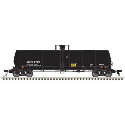 Atlas 20005620 HO 17,360 Gallon Chlorine Tank Car ACFX (OLIN) No.77379