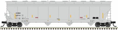 Atlas 20006745 - HO Scale ACF 5701 Centerflow Plastics Hopper - Union Carbide CCBX #58057