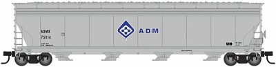 Atlas 20006751 - HO Scale ACF 5701 Centerflow Grain Hopper - ADM (Molecule) #75027