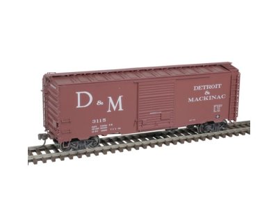 Atlas 20006817 - HO 80ft Postwar Box Car - Detroit & Mackinac #3133