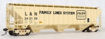 Tangent 20053-09 - HO PS4750 Covered Hopper - L&N Family Lines (Original 12-1980) #242208