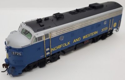 Athearn Genesis G19566 - HO F7A EMD - DCC & Sound  - Norfolk & Western/Freight #3725