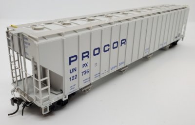 Rapido 157002 - HO 5820 Covered Hopper - Procor/UNPX (Blue Solid) #122686