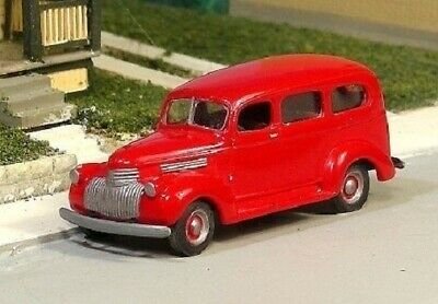 Sylvan Scale Models V-203 HO Scale -1941-47 Chev Suburban Resin Cast Kit