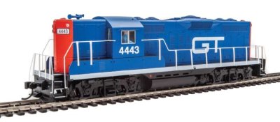 Walthers Mainline 20465 - HO EMD GP9 Phase 2 w/High Hood - DCC & Sound - GTW #4443