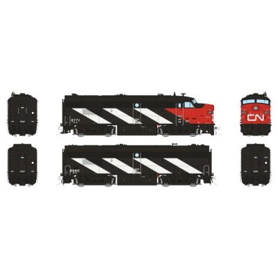 Rapido 21612 - HO MLW FPA-4 + FPB-4 (DC/DCC/Sound): CN - Wet Noodle Scheme: #6776 + #6862