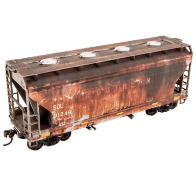 Micro Trains 2200002 - HO "Grit N' Grime Series" - UP/ex-C&NW 2-Bay Covered Hopper #91849 (KIT)