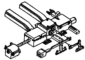 Details West 903 - HO Switch Motor & Tie Mount