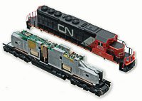 Digitrax N Scale Decoder DN163K1C for Kato SD40-2  Kato GE ES44AC