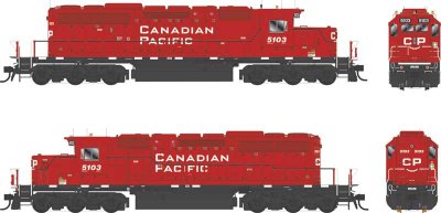 Bowser 25304 - HO GMD SD40-3 - DCC & Sound - Canadian Pacific #5103