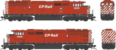 Bowser 25357 - HO GMD SD40-2f - DCC Ready - CP Rail #9006