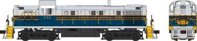 Bowser 25413 - HO Alco RS-3 Phase 2 - DCC & Sound - Central of Georgia (Blue and Grey) #151