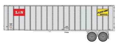 Walthers SceneMaster 2602 - HO Flexi-Van 40ft Trailer - Louisville & Nashville (2pk)