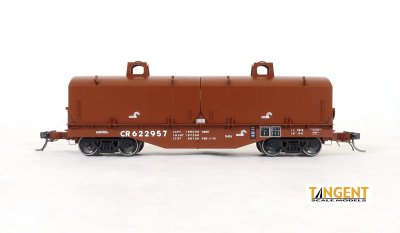 Tangent Scale Models 27012-01 HO Conrail (CR) G41A Repaint 1976 w/ Hoods PRR Shops G41A Coil Car ...