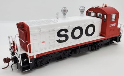 Rapido 27554 HO EMD SW1200 - DCC/Sound - Soo Line #1205