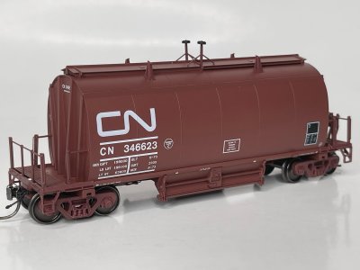 Rapido 143001-1 HO - Long Barrel Ore Hopper - CN Mineral Brown #346554