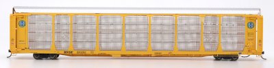 InterMountain 45280-03 HO - Bi-Level Auto Racks - BNSF Rack & Flat Car - Circle Logo #300292