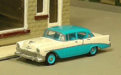 Sylvan Scale Models V-294 HO Scale - 1956 Chevy 210 Four Door Sedan - Unpainted and Resin Cast Ki...